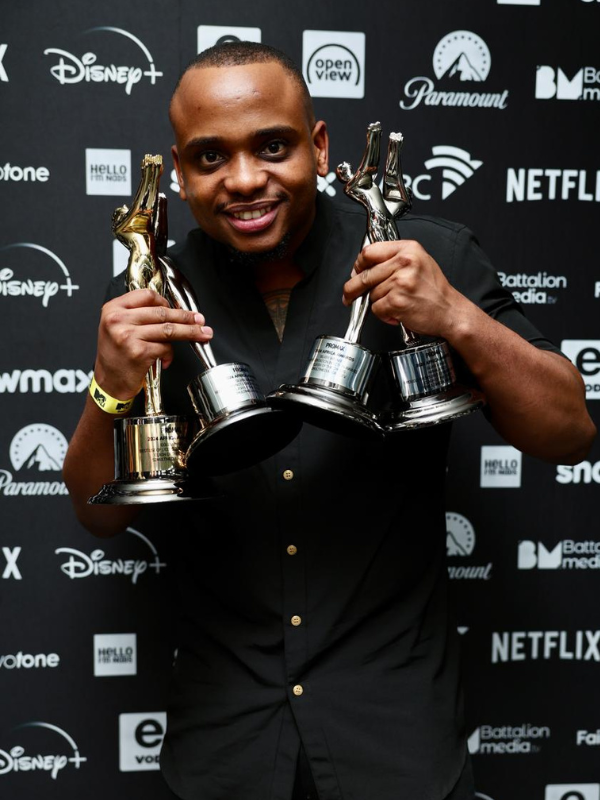 Silver award statuette